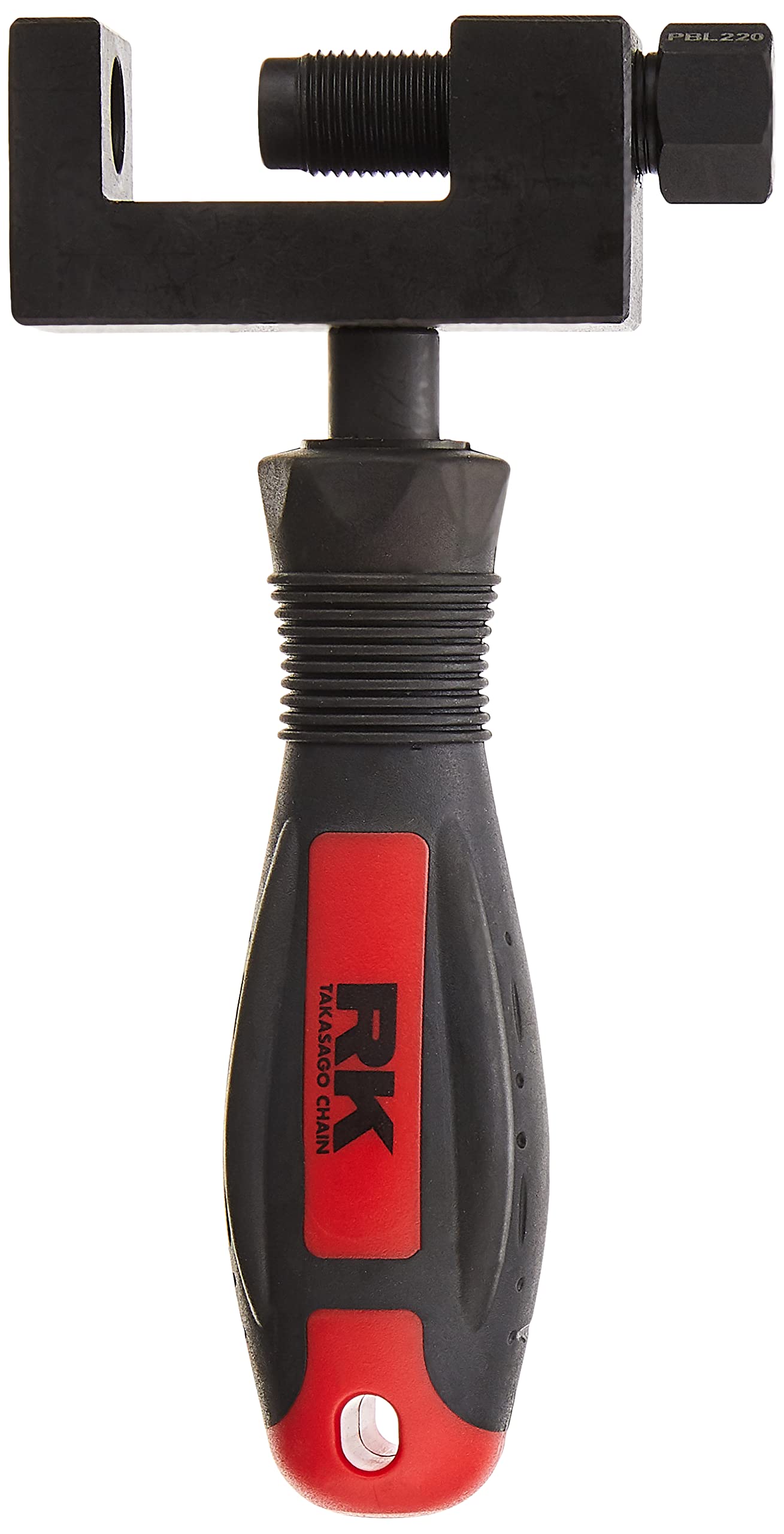 RK Racing Chain UCT2100 shows precise press-fit depth for 40/50 chain sideplates.