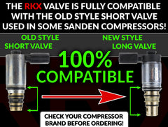 RKX AC solenoid valve installed on Audi for precise climate control.