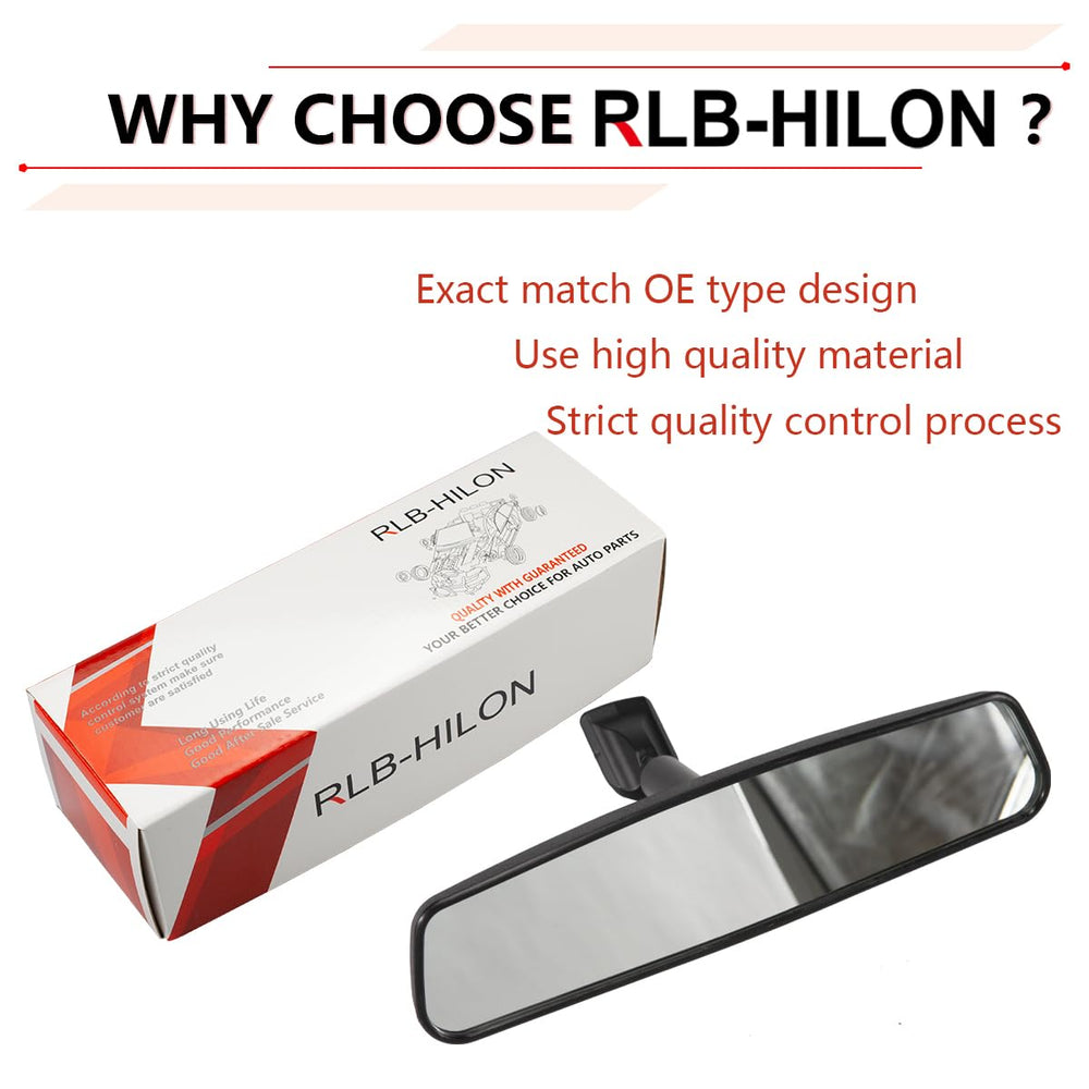 RLB-HILON 10.3-inch rear view mirror night visibility supports clearer night driving.