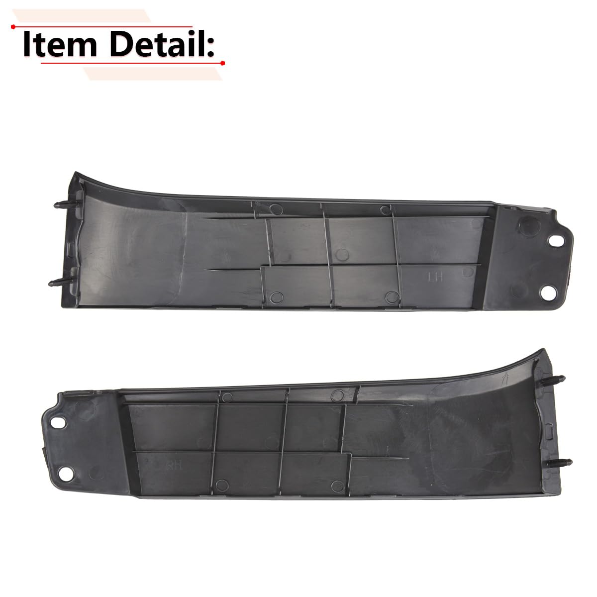 RLB-HILON black finish front bumper grille adds a cohesive look.