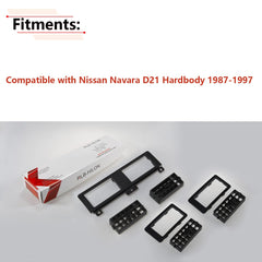 RLB-HILON left dash vent cover, precise Navara D21 fit.
