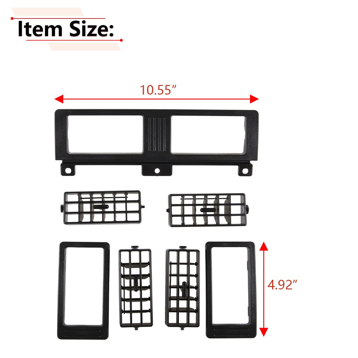 RLB-HILON right dash vent cover for Navara D21 interior.