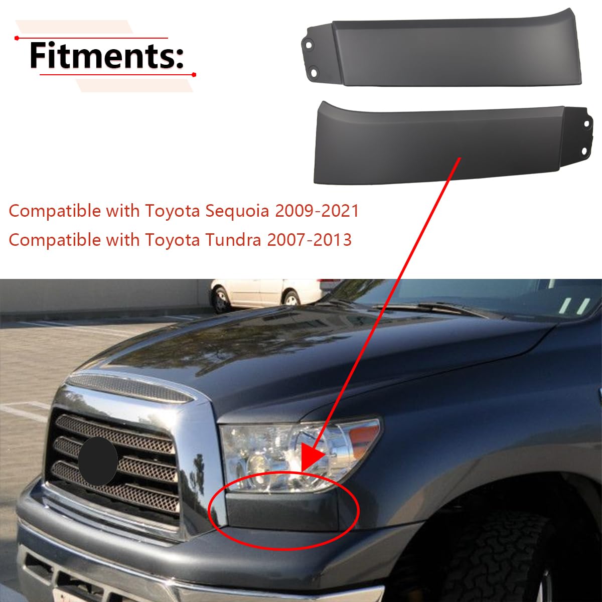RLB-HILON driver-side filler trim panel improves alignment and aesthetics.