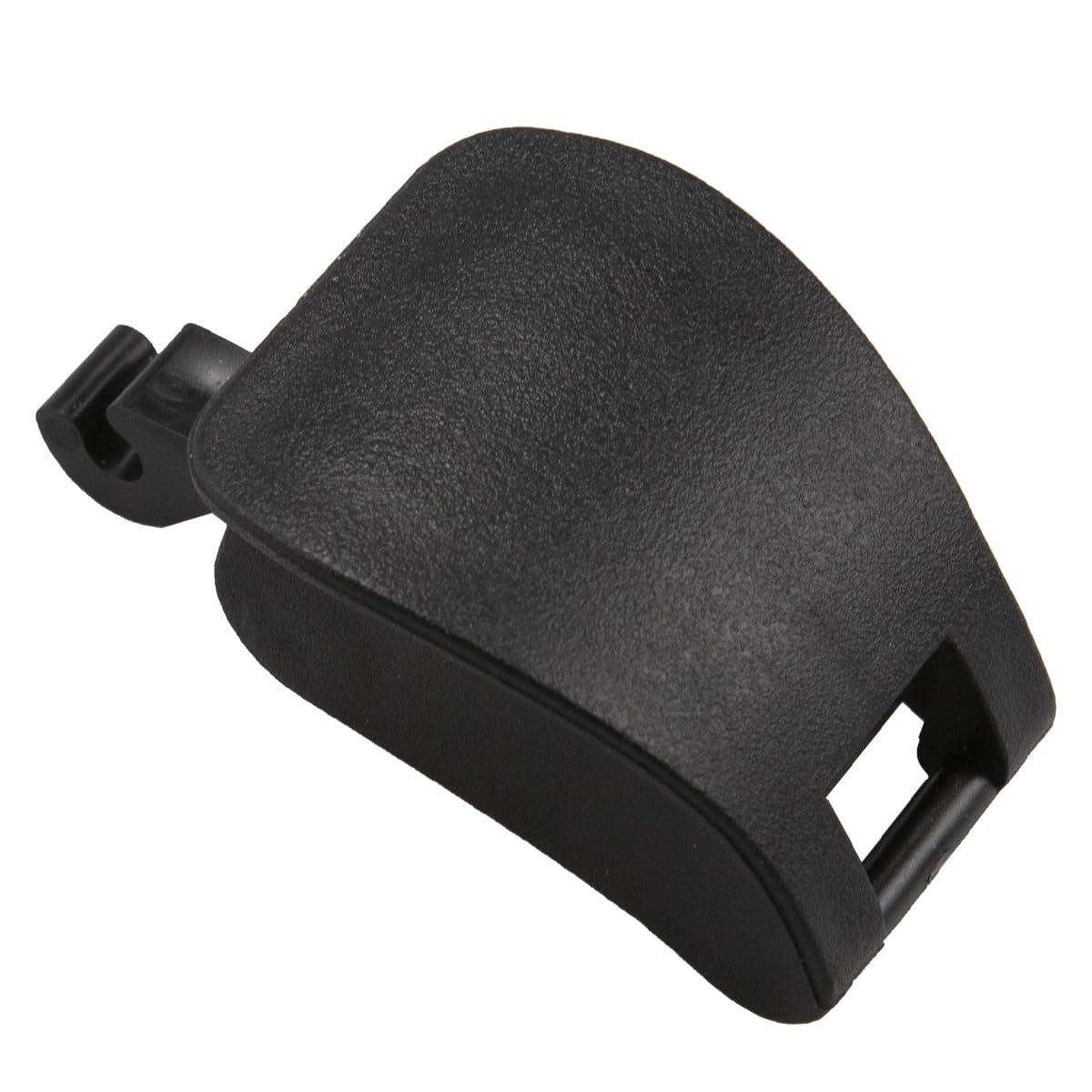 RLB-HILON rear vent latch close-up for extended cab pickups, showing precise fit.