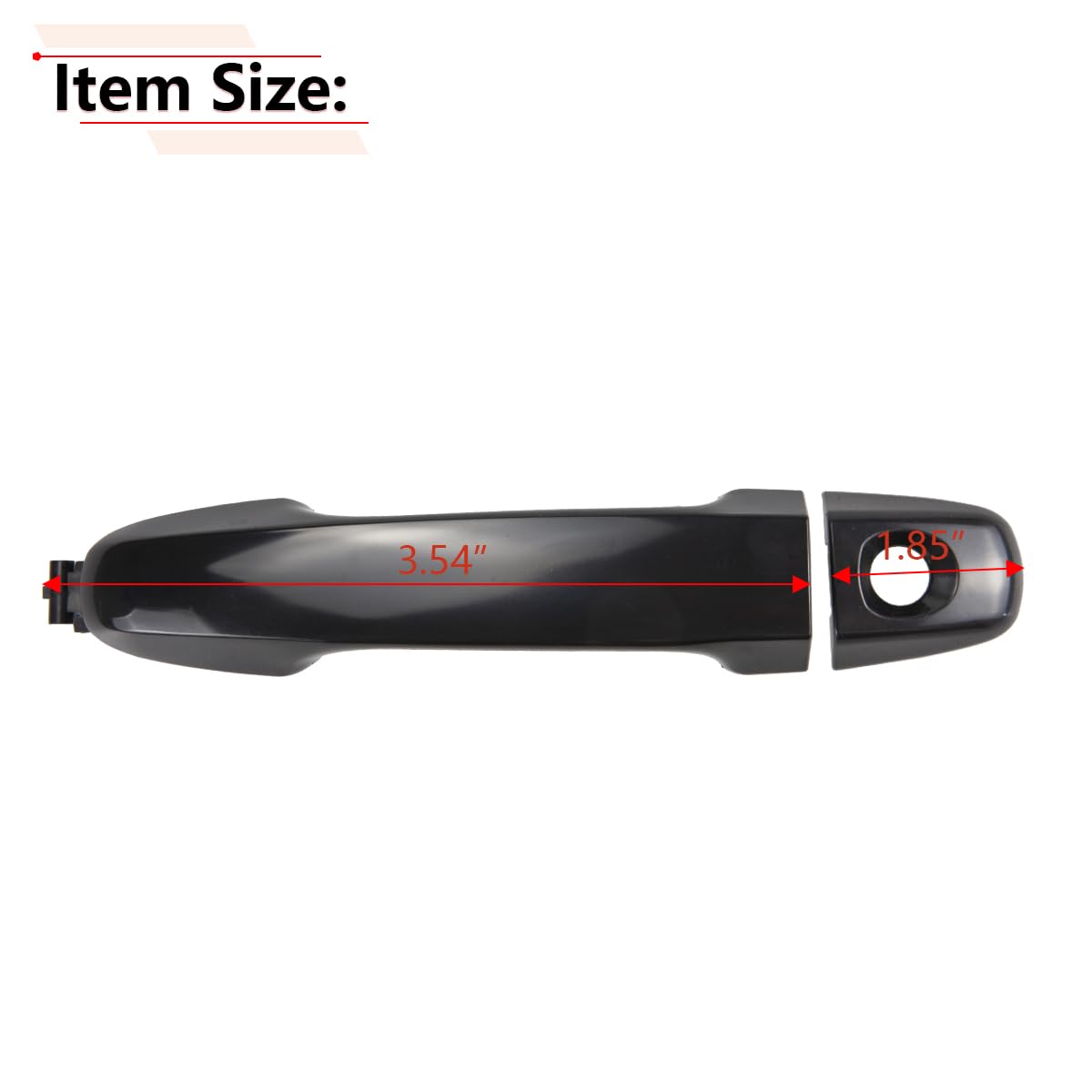 RLB-HILON exterior door handle, rear-left Camry 2012-2017, sturdy ABS part for easy swap.