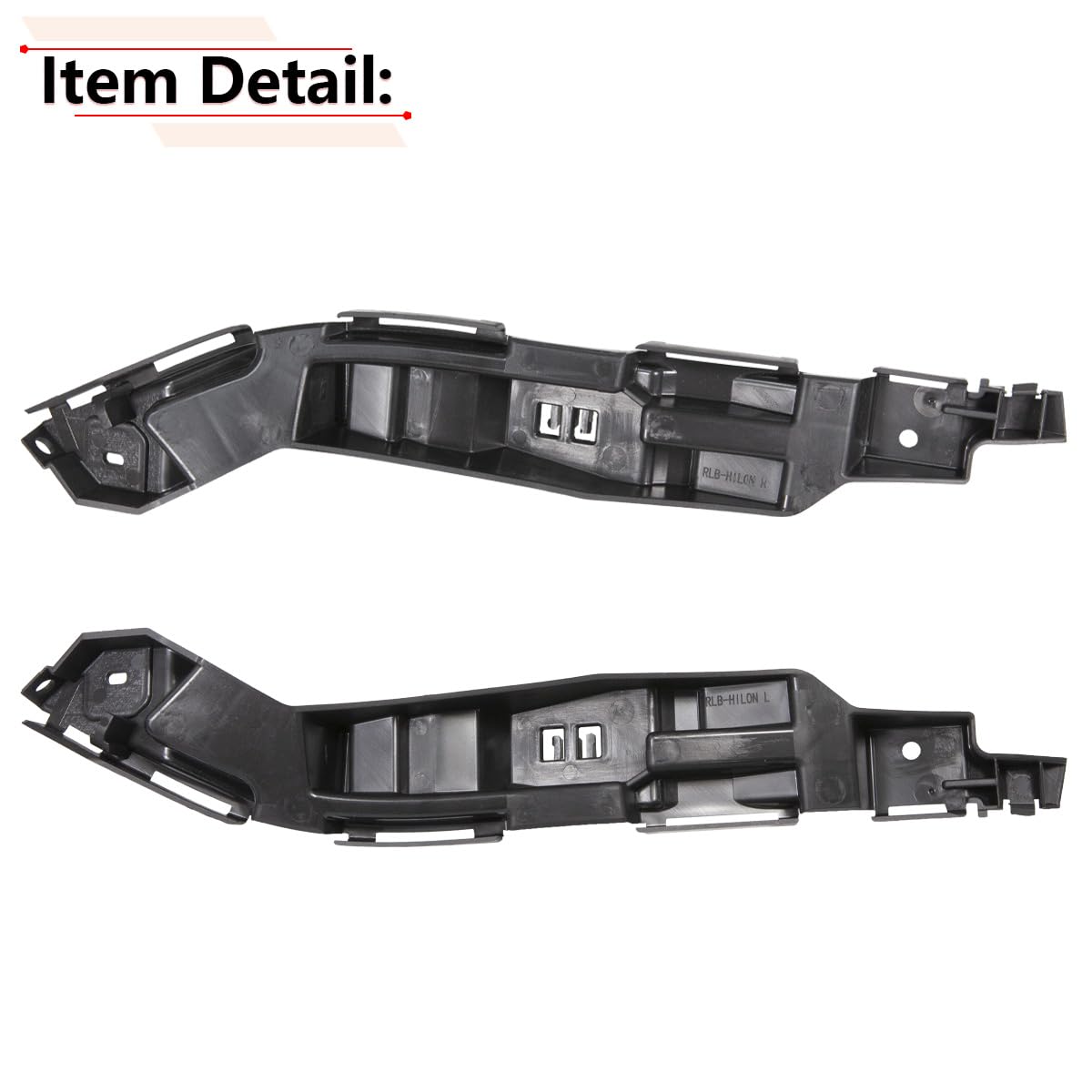 RLB-HILON front bumper bracket packaging in box for quick inspection