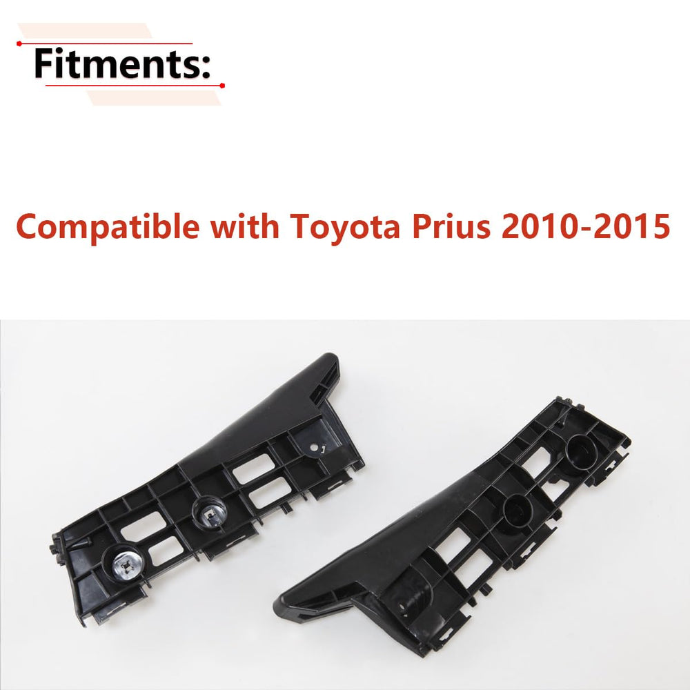 RLB-HILON front bumper bracket for Prius 2010-2015, right close-up with alignment features.