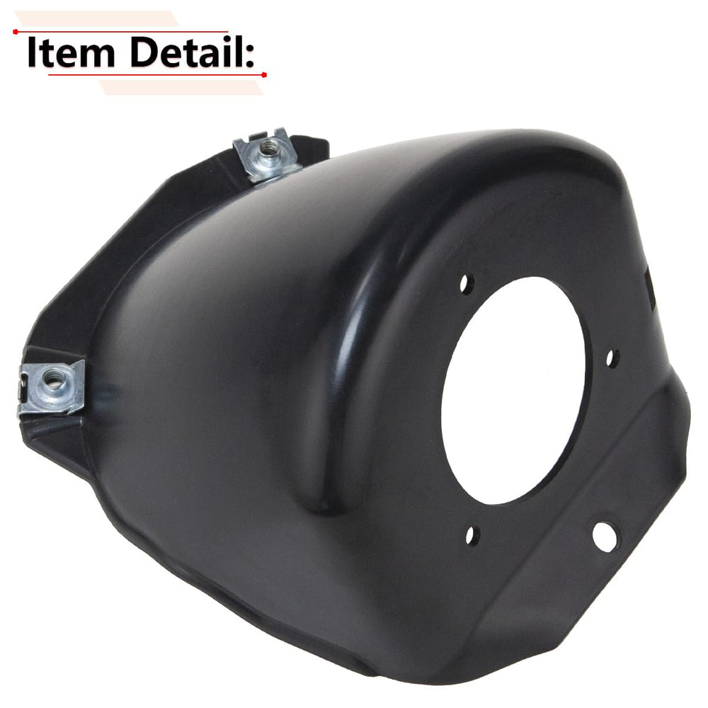 RLB-HILON fuel filler neck housing back view demonstrates seamless mounting compatibility across models