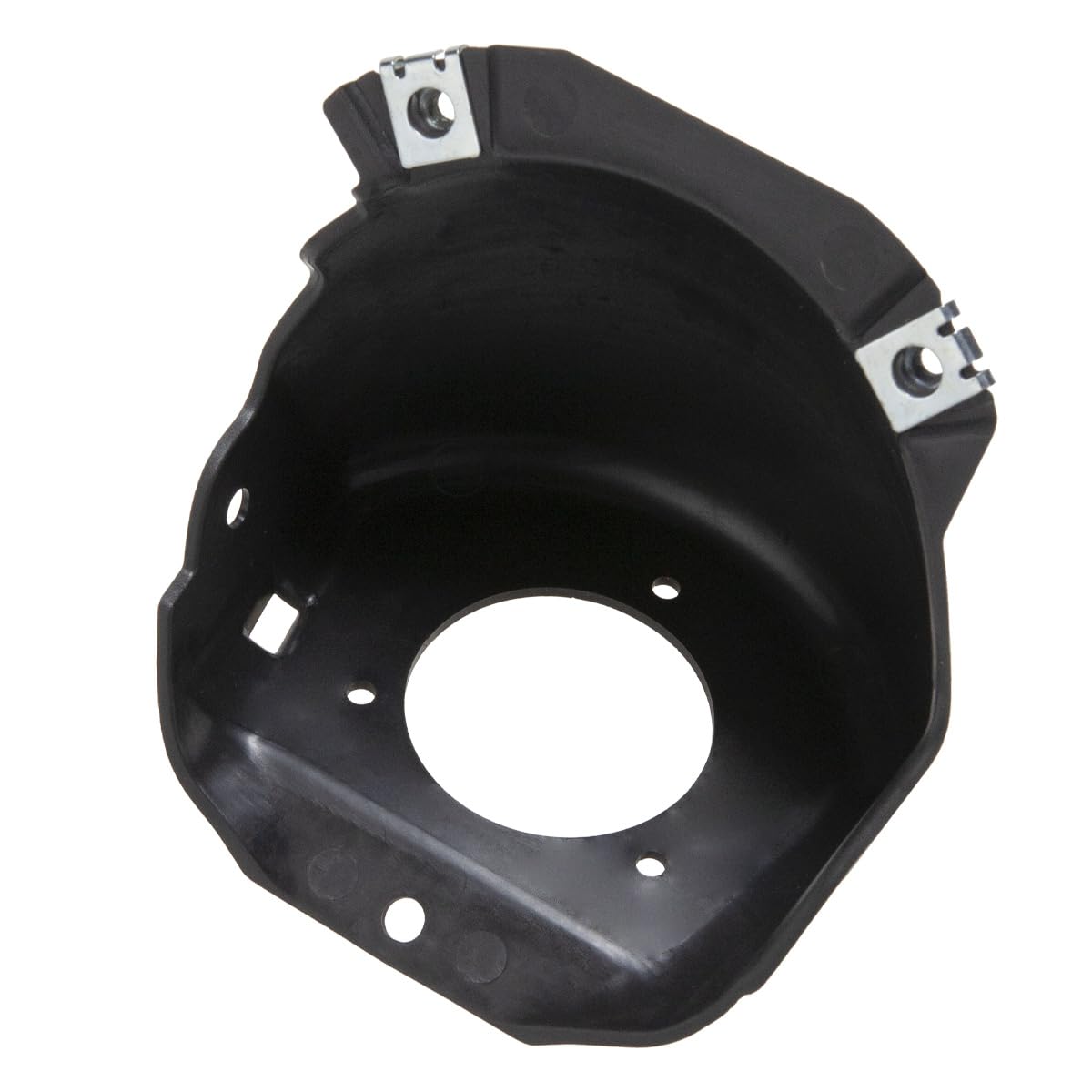 RLB-HILON fuel filler neck housing front view ensures precise fit for compatible Chevy and GMC trucks