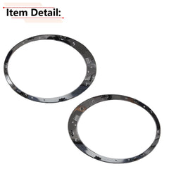 Passenger-side chrome headlight bezel by RLB-HILON for MINI