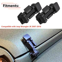 RLB-HILON hood-latch-bracket assembly image demonstrates quick replacement readiness for Jeep JK