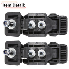 RLB-HILON replacement hood latches with bracket on Jeep JK demonstrates compatibility test