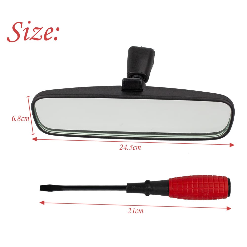 RLB-HILON interior rear view mirror for Nissan Altima delivers a clear reflection for attentive lane checks