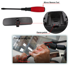 RLB-HILON interior rear view mirror for NV1500 provides dependable visibility for wide road monitoring