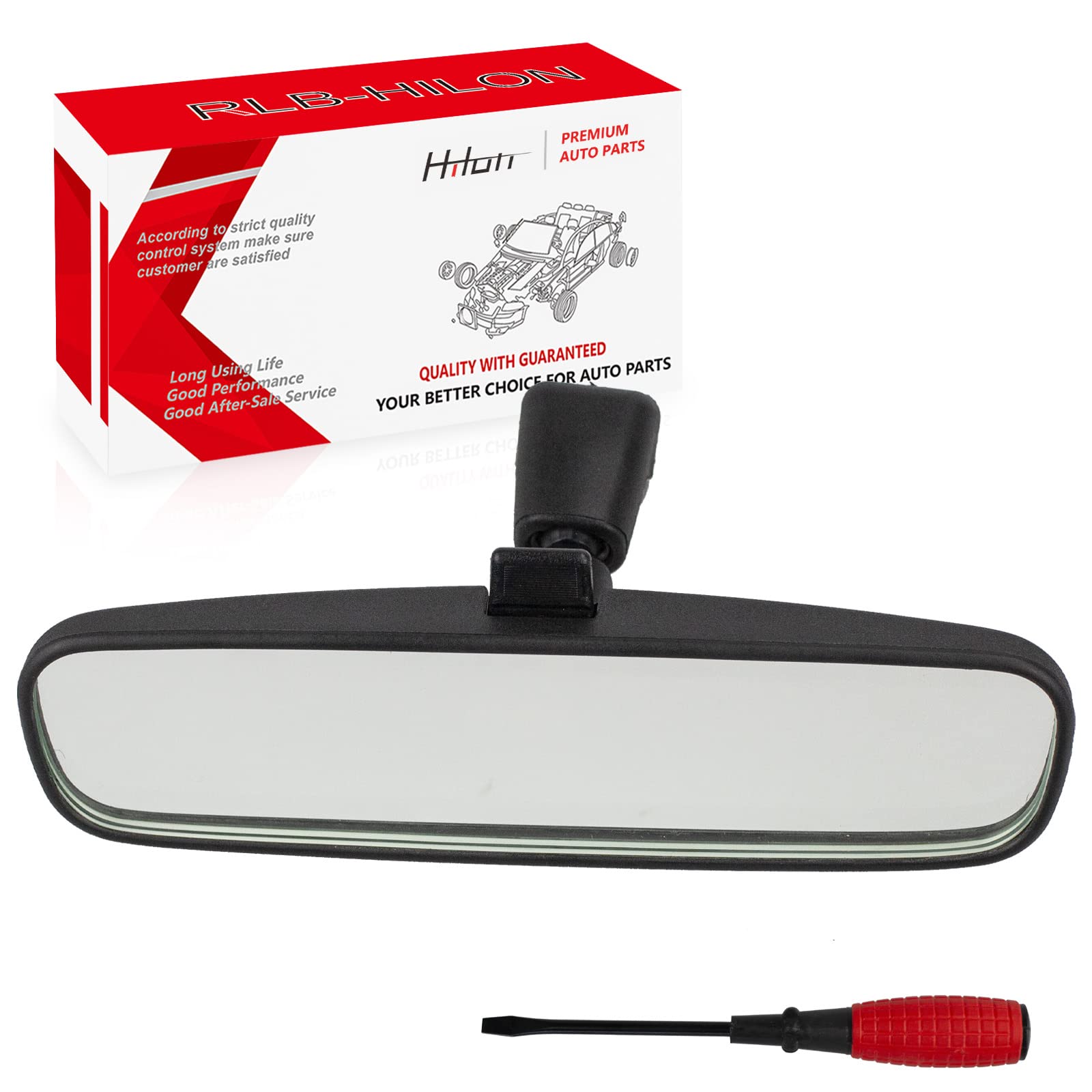 RLB-HILON interior rear view mirror for Nissan Rogue with wide visibility for safer driving