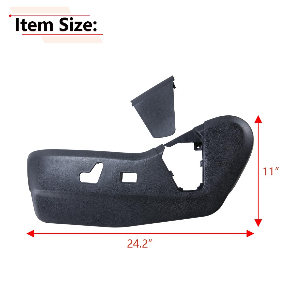RLB-HILON seat panel cover material closeup shows durable, high-quality plastic finish