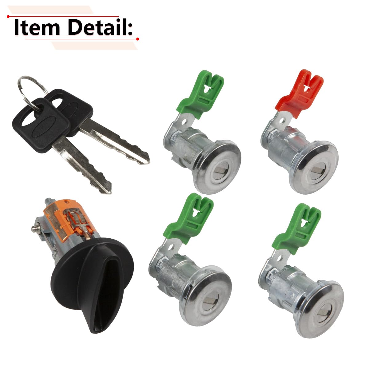 RLB-HILON side door lock cylinder for Ford E-Series