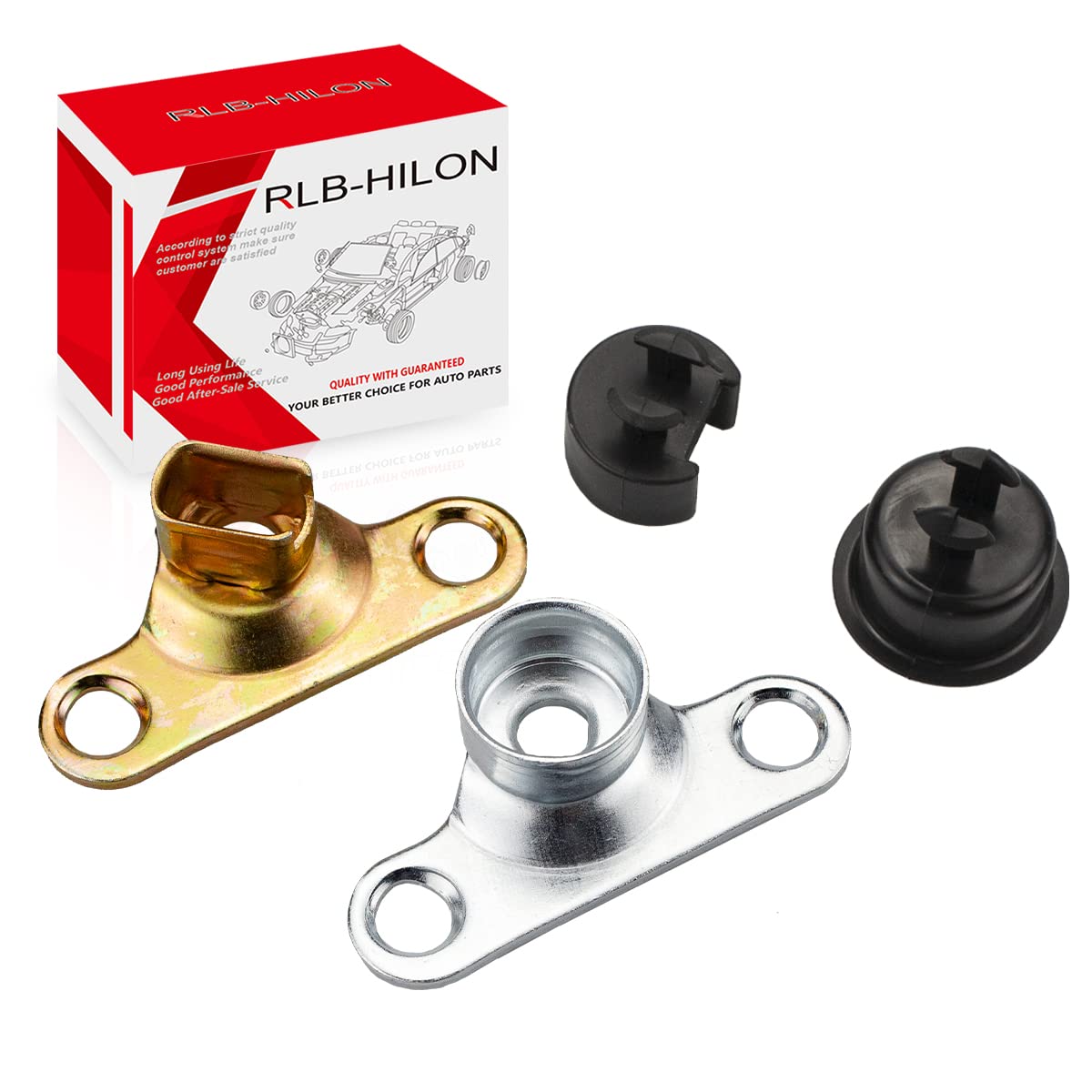 RLB-HILON tailgate hinge pair with bush cover for Ford trucks, durable replacement