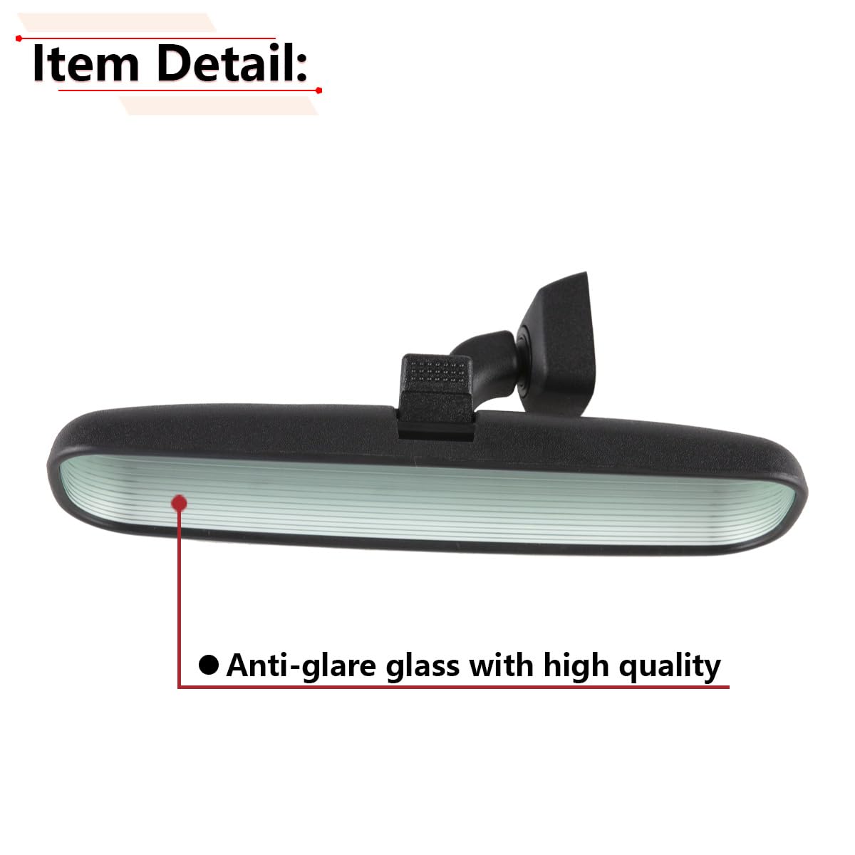 RLB-HILON rear view mirror aligns with Toyota Camry for reliable fit