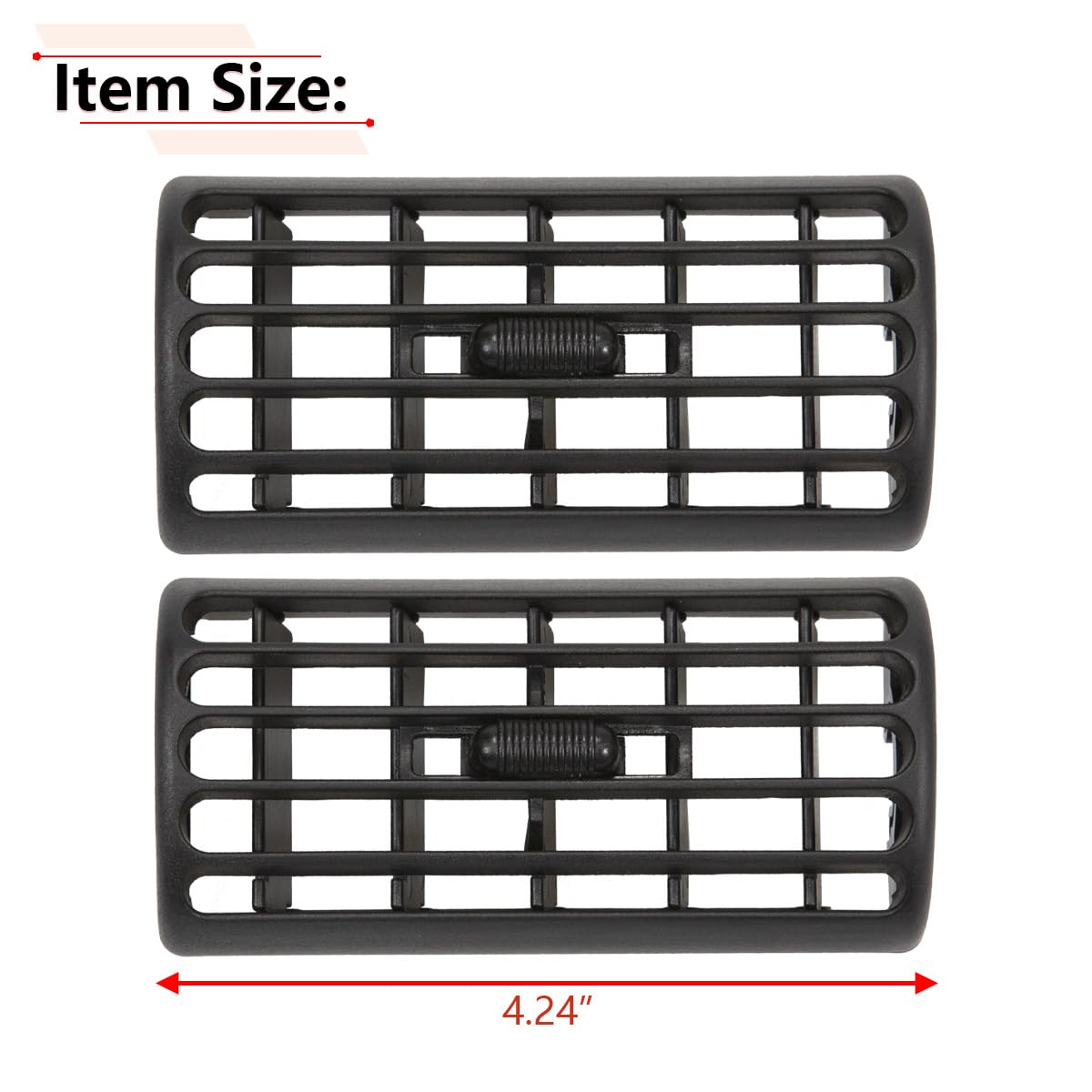 RLB-HILON two-piece dash vent set boosts aftermarket fit and dashboard aesthetics.