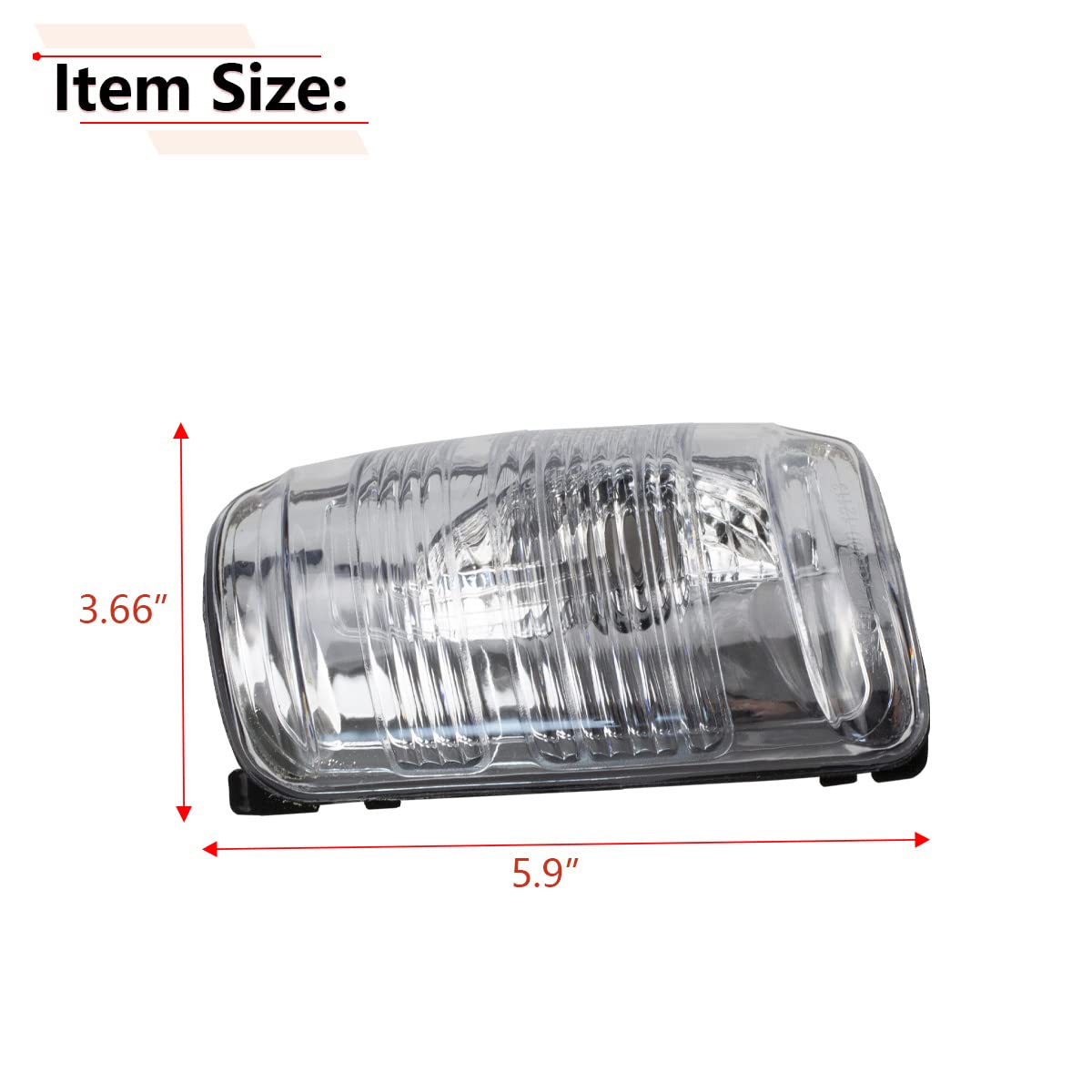 RLB-HILON weather-resistant indicator lens for Transit protects against rain