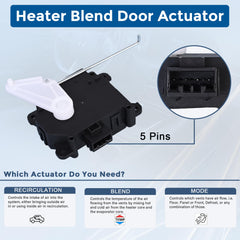 RLP 604-946 air blend door actuator packaging indicating compatibility with Honda Pilot and Acura MDX