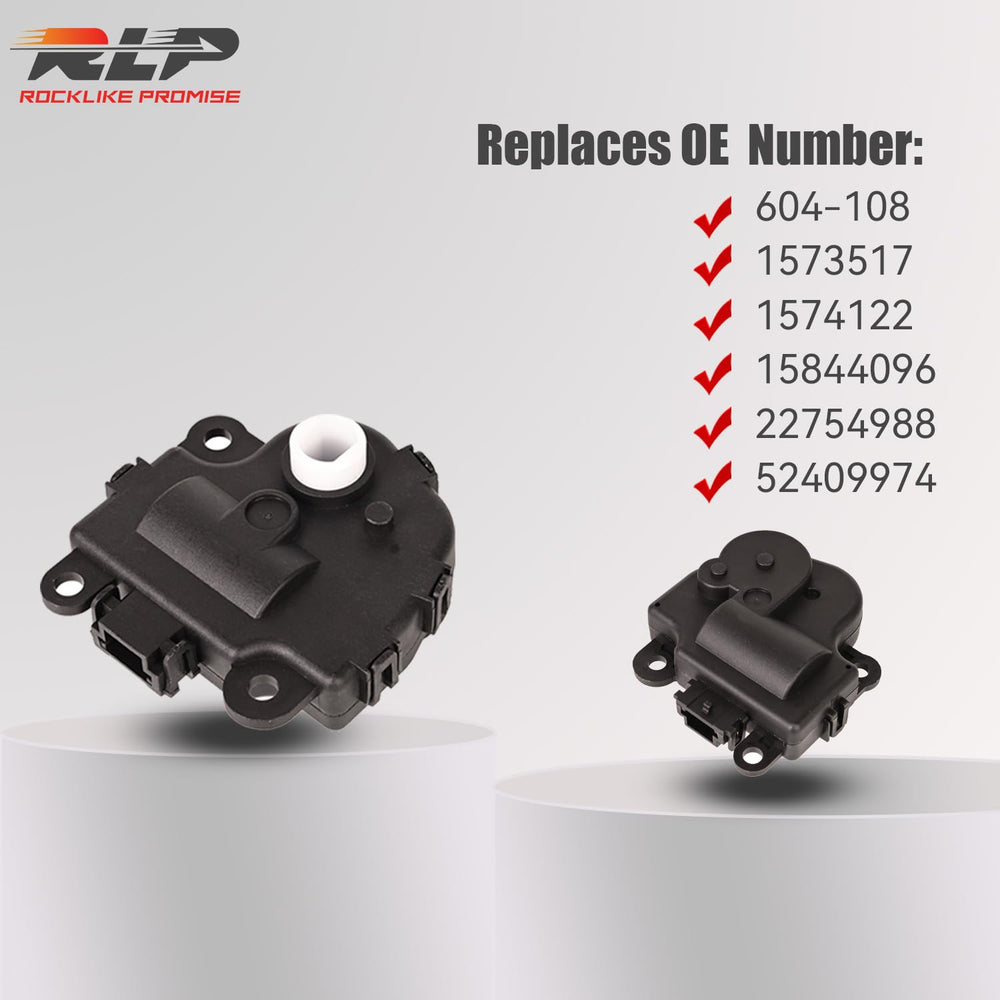 RLP air door actuator close-up shows durable plastic housing