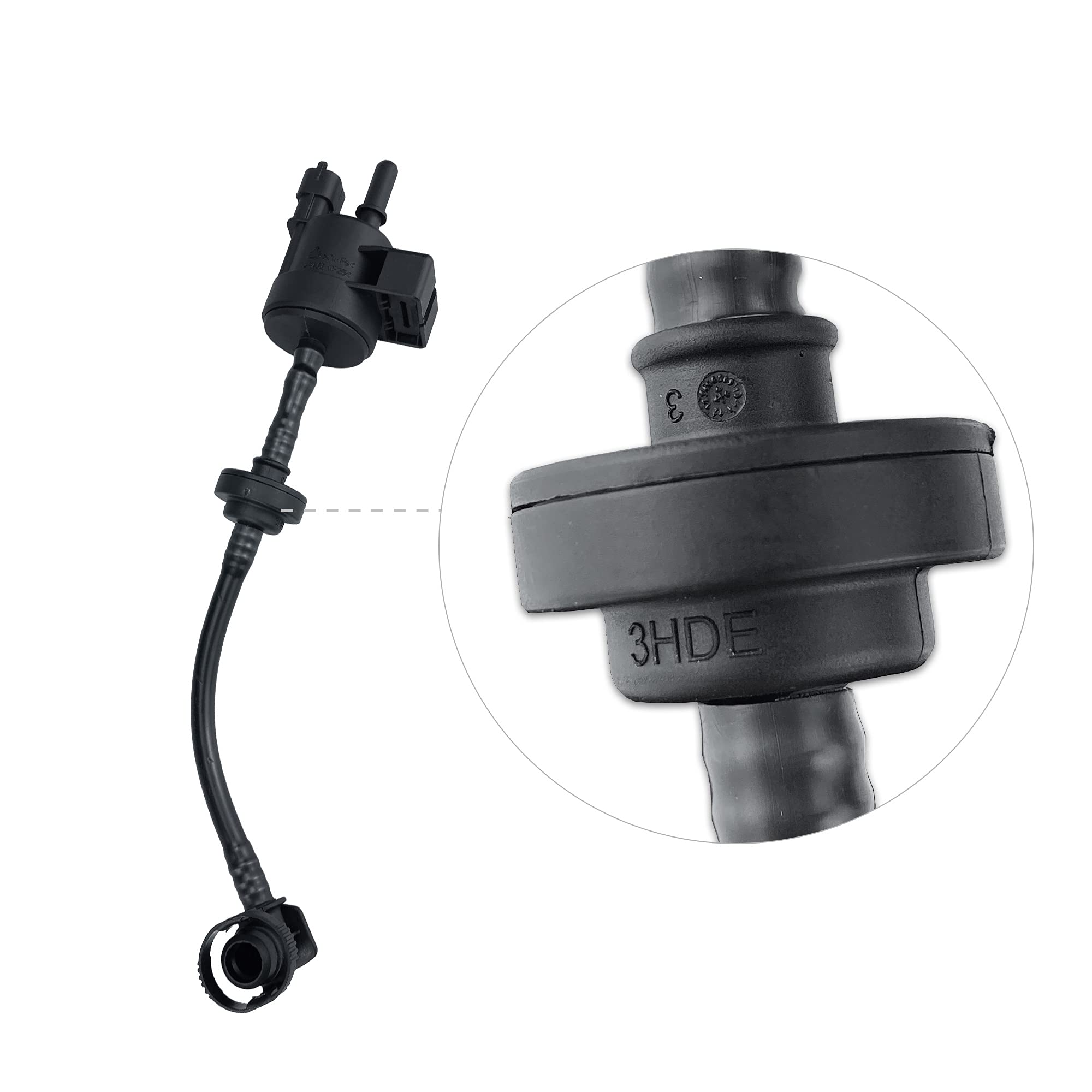 RLP evap purge valve detailed instructions aiding correct installation