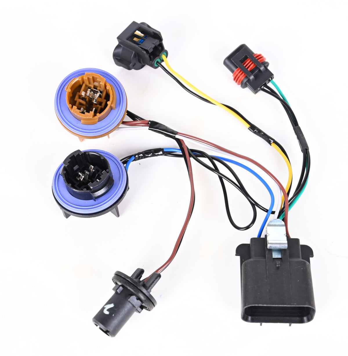 RLP left-side headlight harness for Avalanche headlamps with a secure plug-in connection
