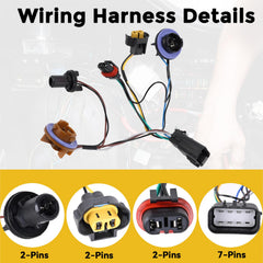 RLP right-side headlight harness enables quick plug-and-play on Tahoe headlamps
