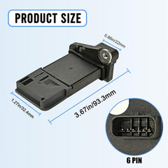 RLP MAF sensor engine bay close-up highlights precise airflow sensing.