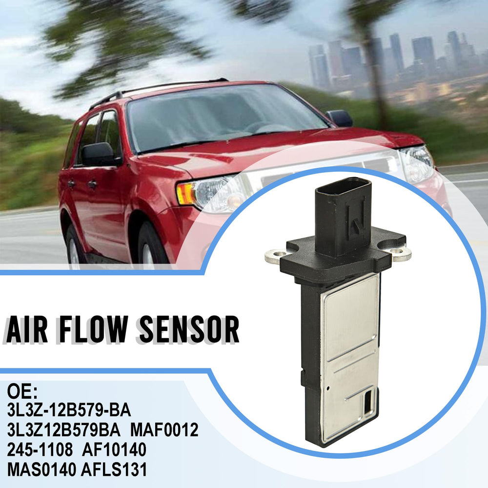 RLP MAF sensor fitment guide shows wide vehicle coverage.