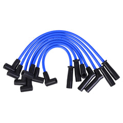 RLP silicone spark plug wires blue 8mm for Jeep Cherokee with reliable ignition