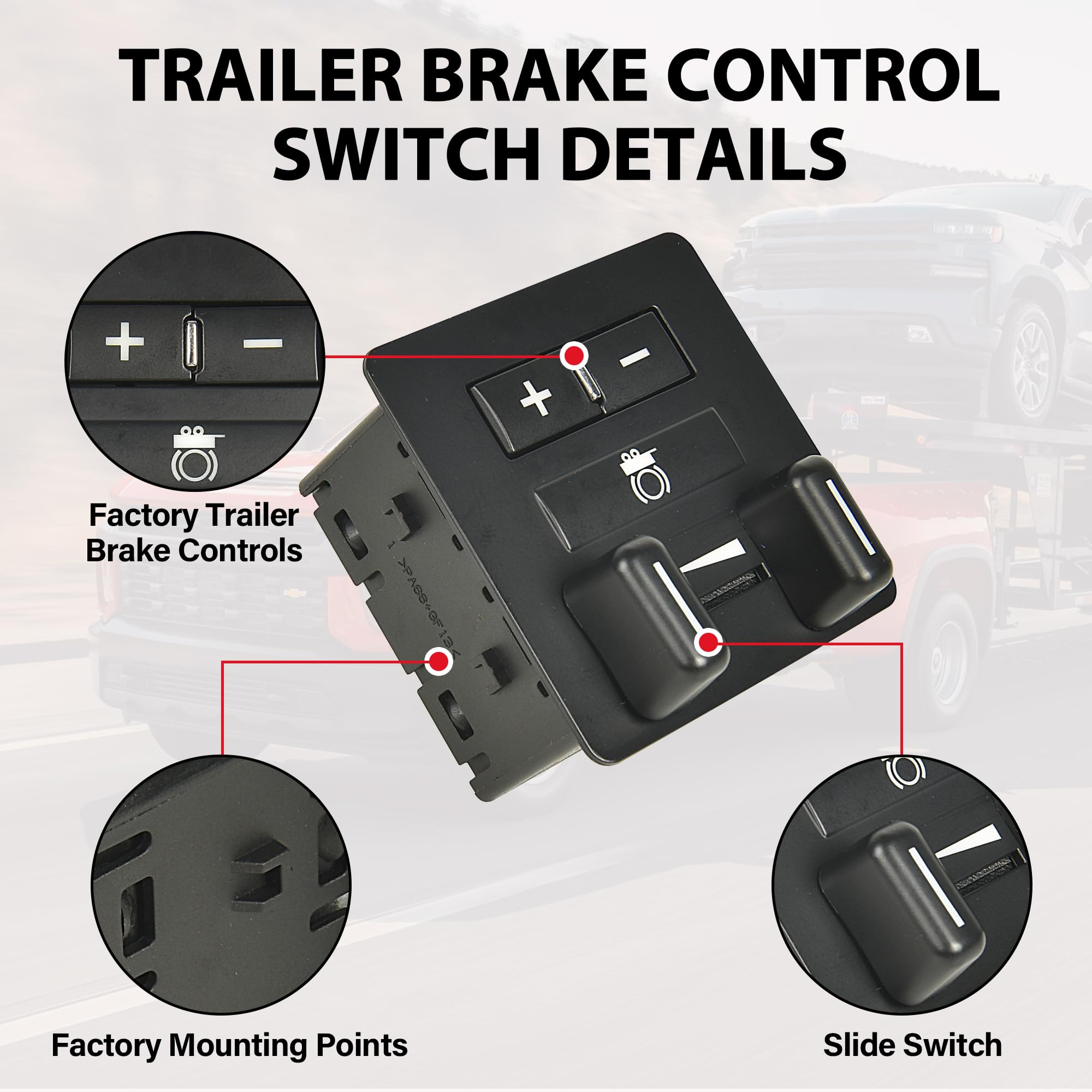 RLP Trailer Brake Controller module closeup highlights durable construction