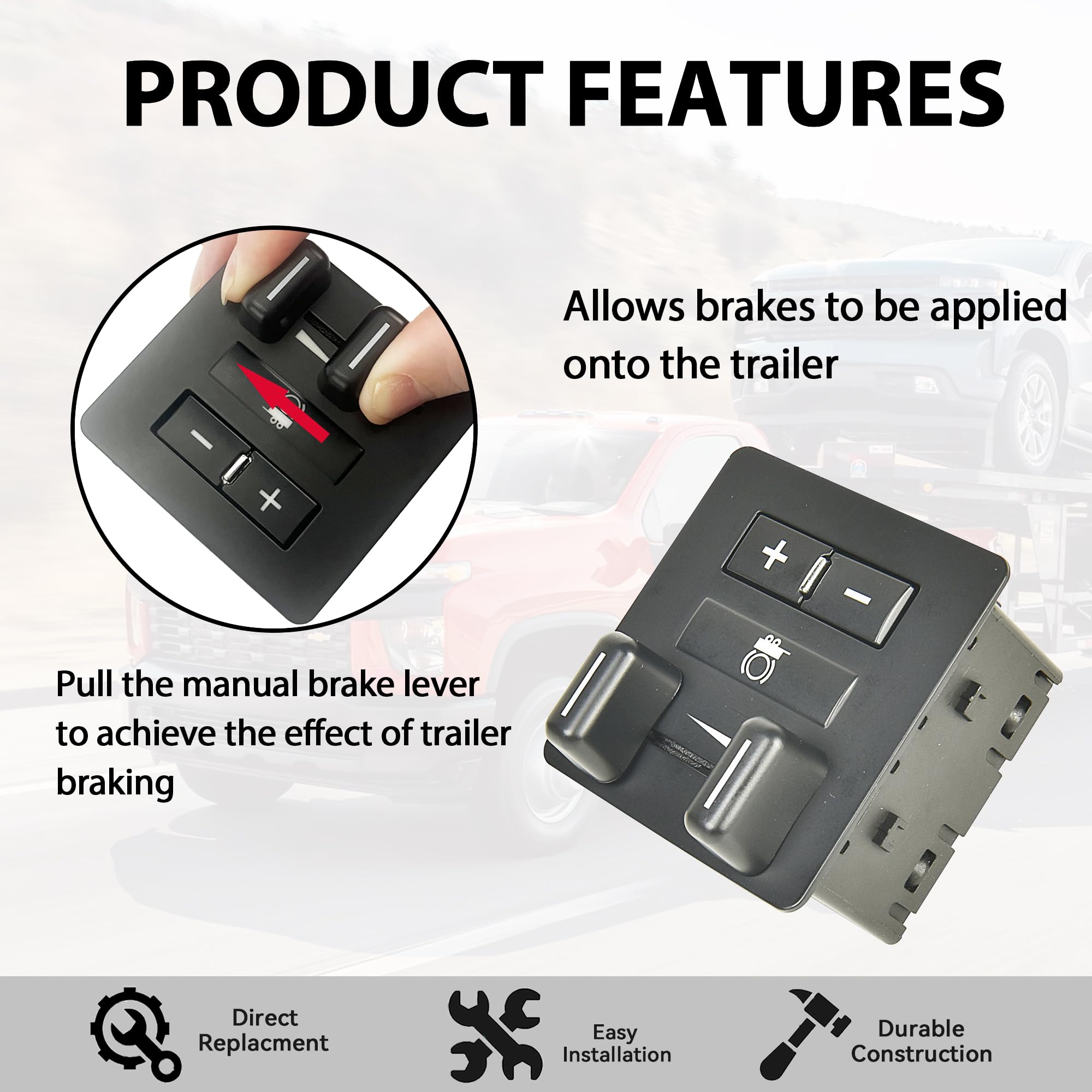 RLP Trailer Brake Controller warranty card signals support options