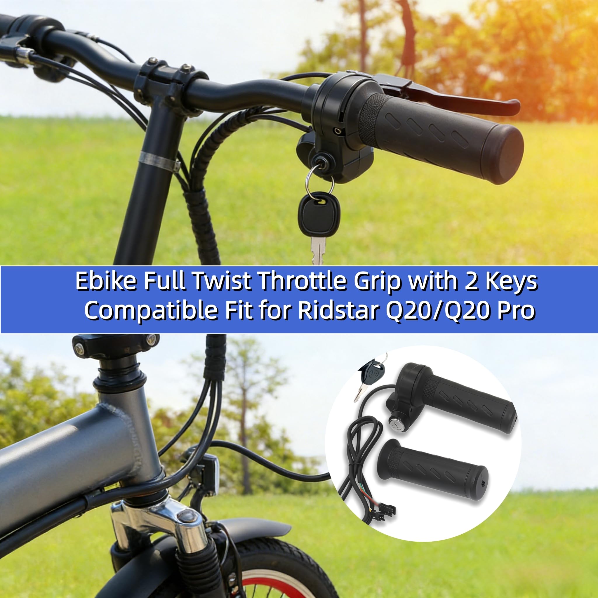 RMYSTIEAO durable, weather-resistant e-bike grip built for daily use