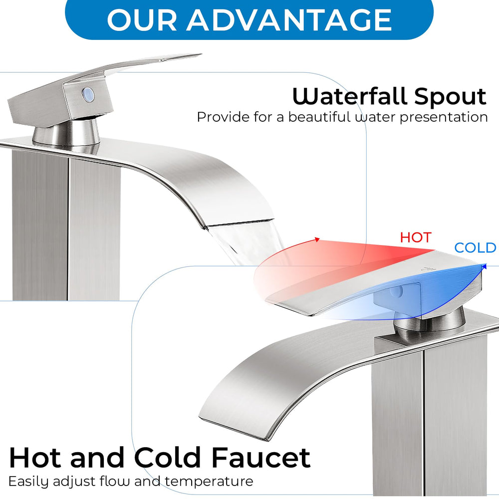 RNDIOZD 1/3 hole setup with deck plate simplifies vanity installation