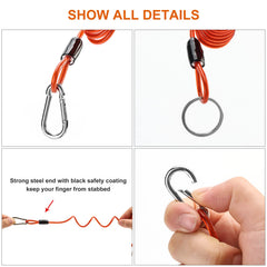 Rnigs breakaway coiled cable 6ft extending smoothly for steady trailer-to-tractor linkage