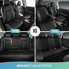 Road Comforts airbag-compatible stitching preserves safety while protecting seats.