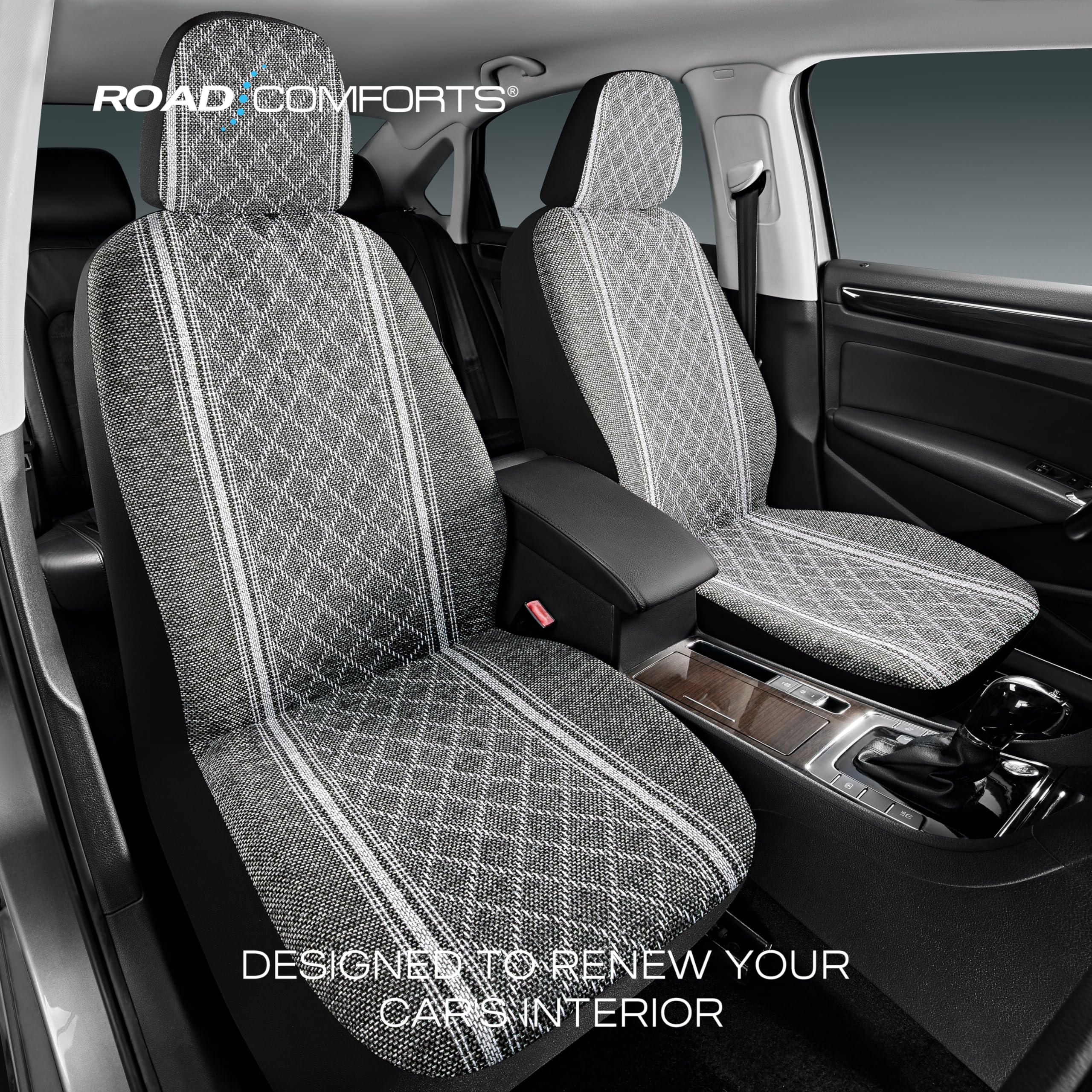 Road Comforts Baja blanket seat cover front right keeps upholstery clean and stylish