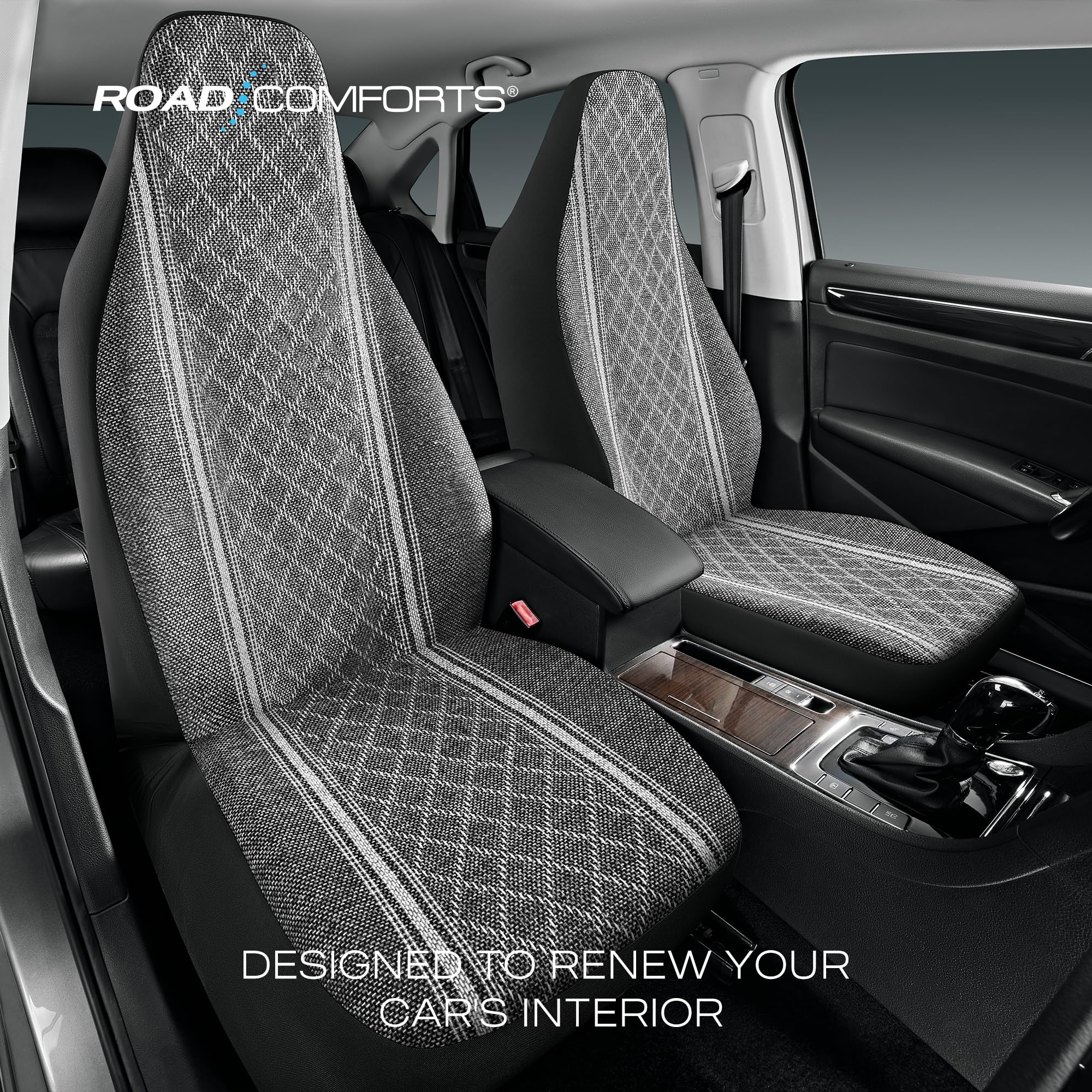 Road Comforts Baja Blanket high-back three-panel design secures a snug fit