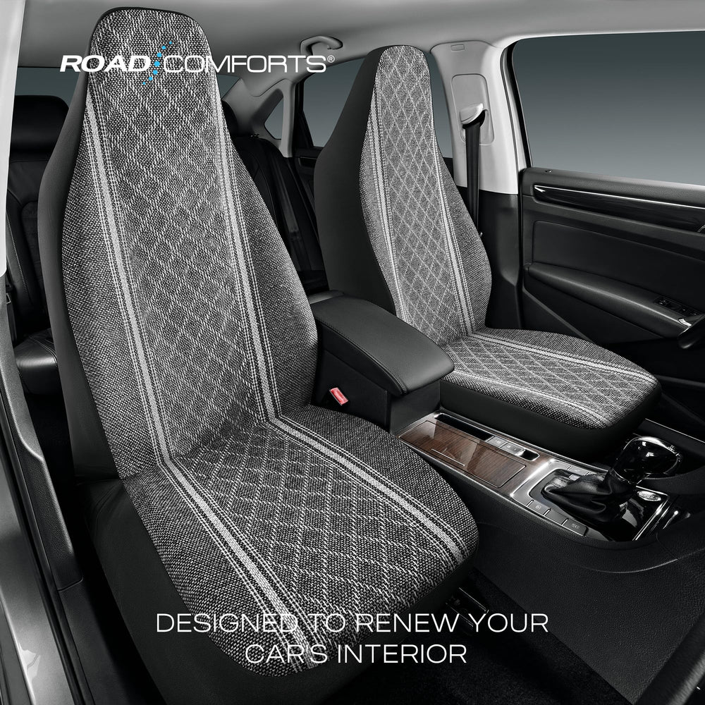 Road Comforts Baja Blanket high-back three-panel design secures a snug fit