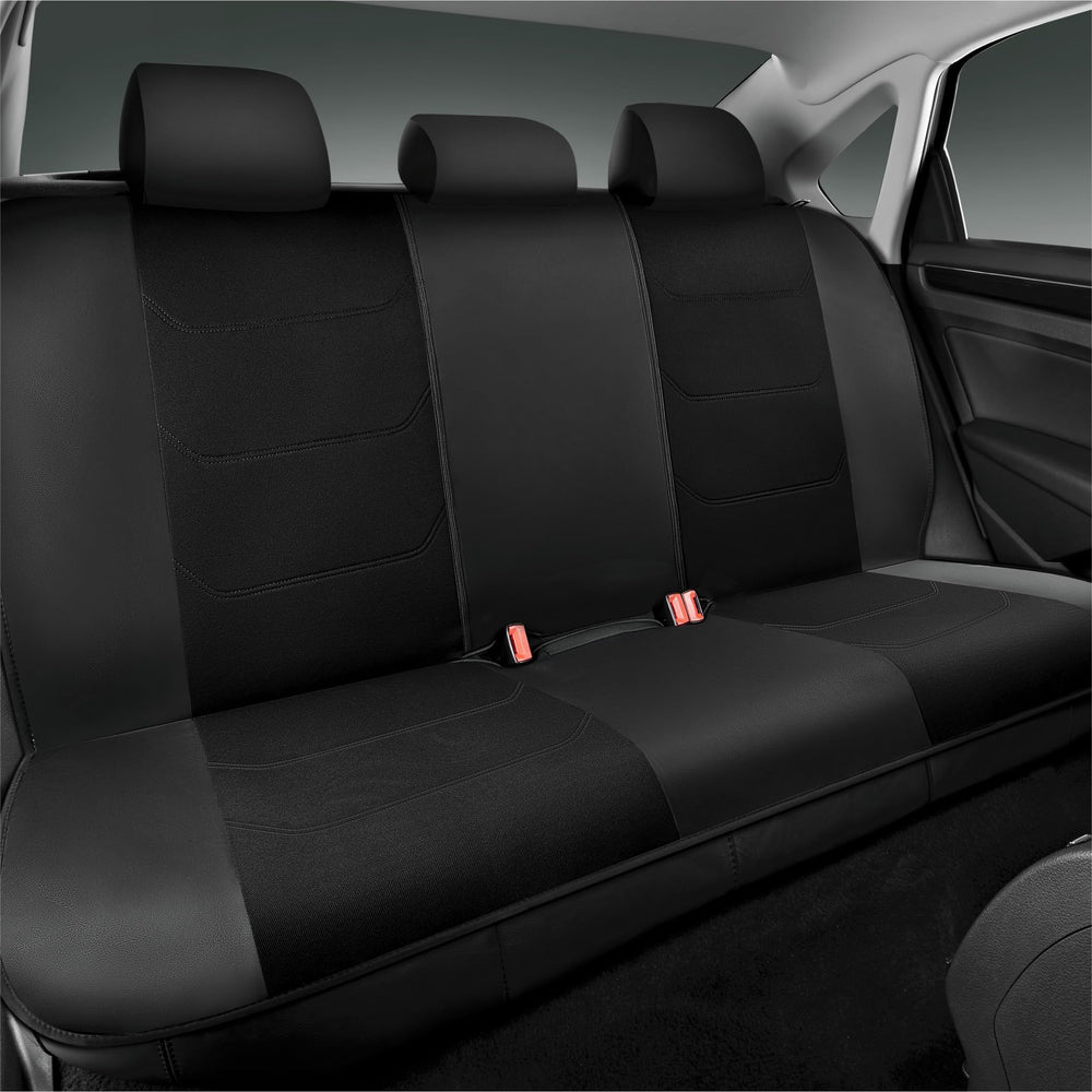 Road Comforts leather-mesh set is easy to clean and maintain.