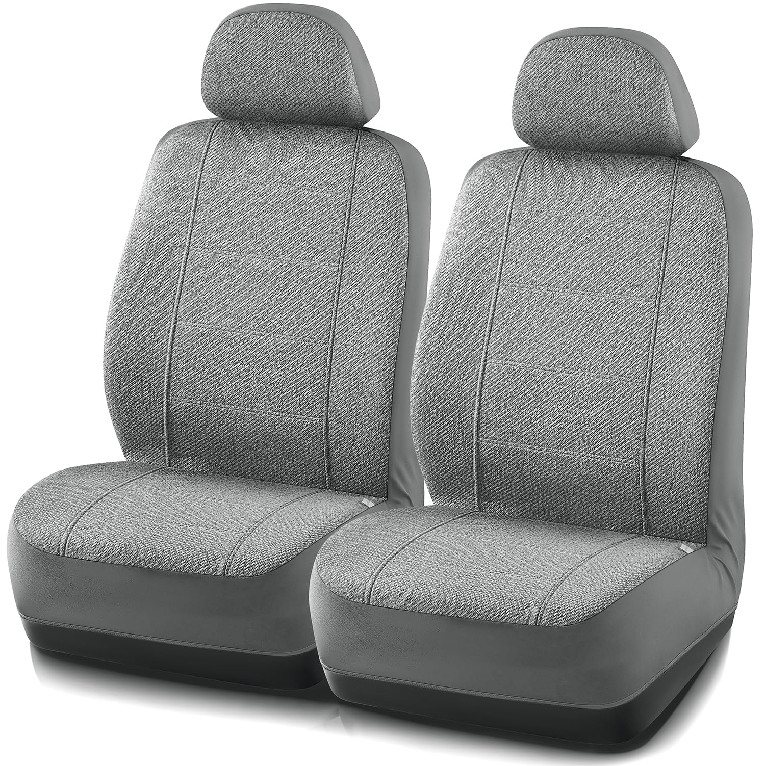 Road Comforts flax seat protector close-up highlighting soft texture and easy care cleaning.