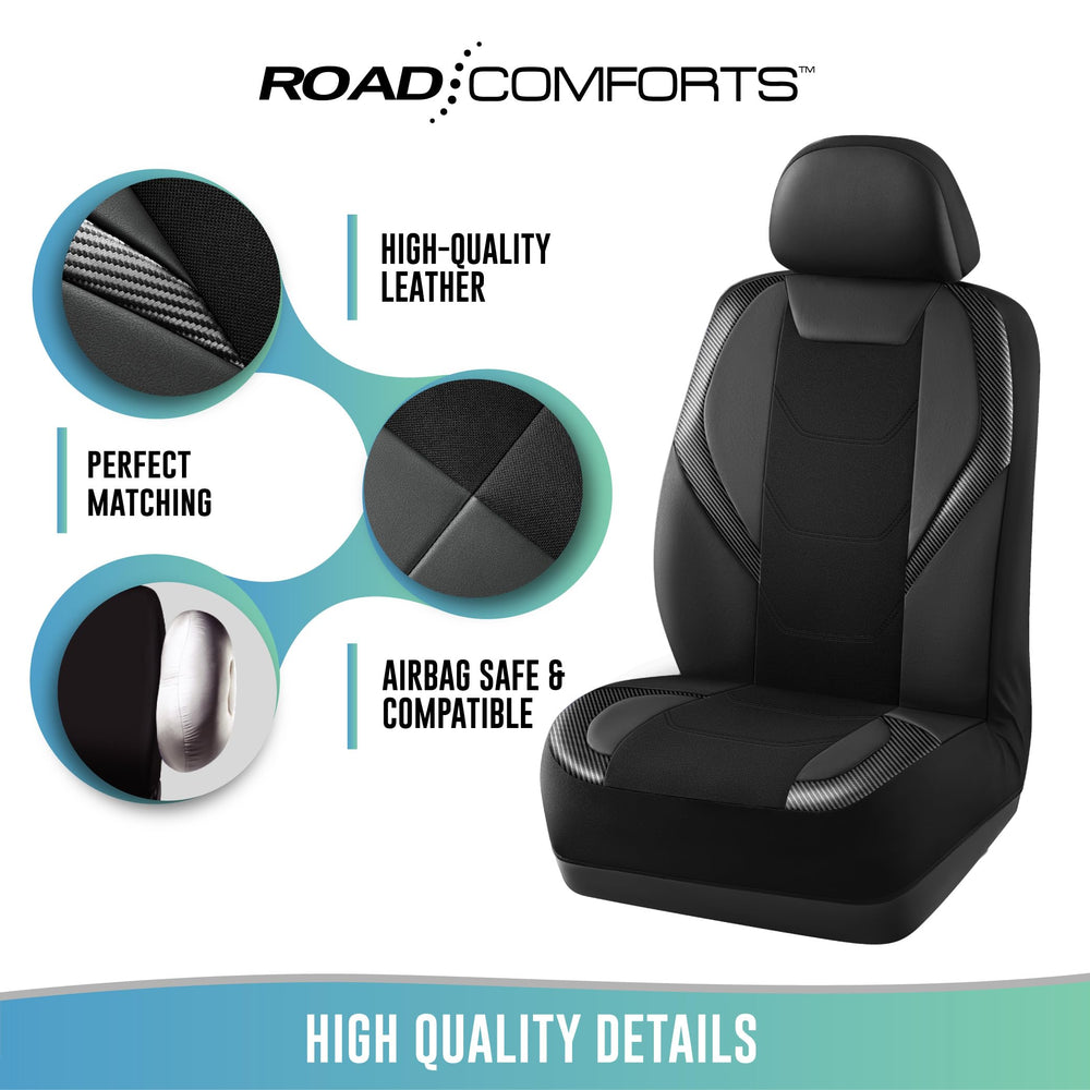 Road Comforts seat covers protect original upholstery from spills and wear.