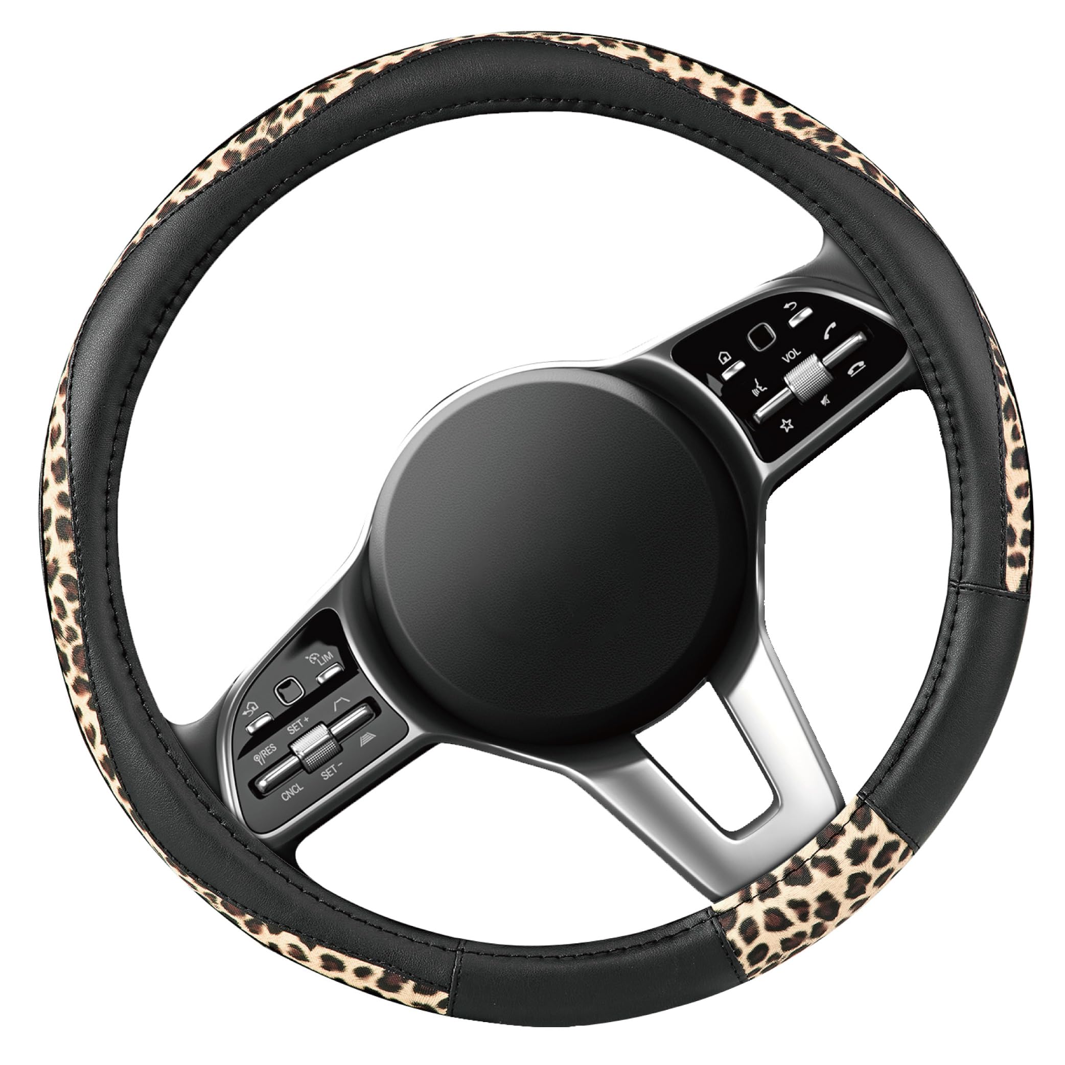 Road Comforts PVC leather steering cover for premium durability.