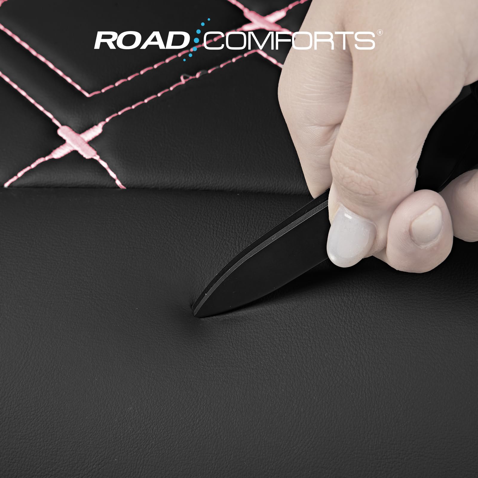 Road Comforts easy-installation front seats first for quick setup.