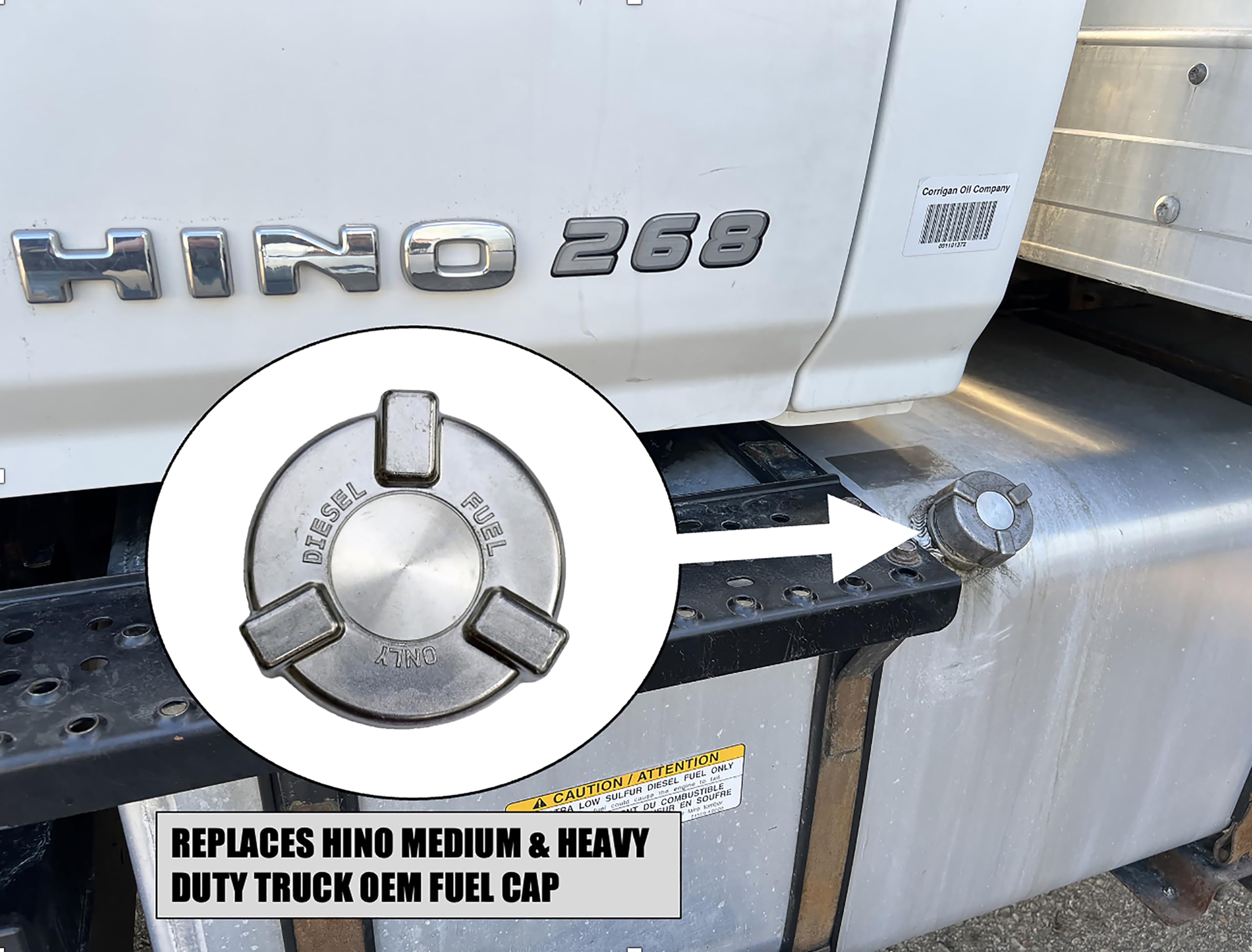 Road Superior Hino XL7/XL8 fitment illustration on cap