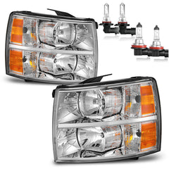 ROADEAL headlights front view with OE-fitment for Silverado