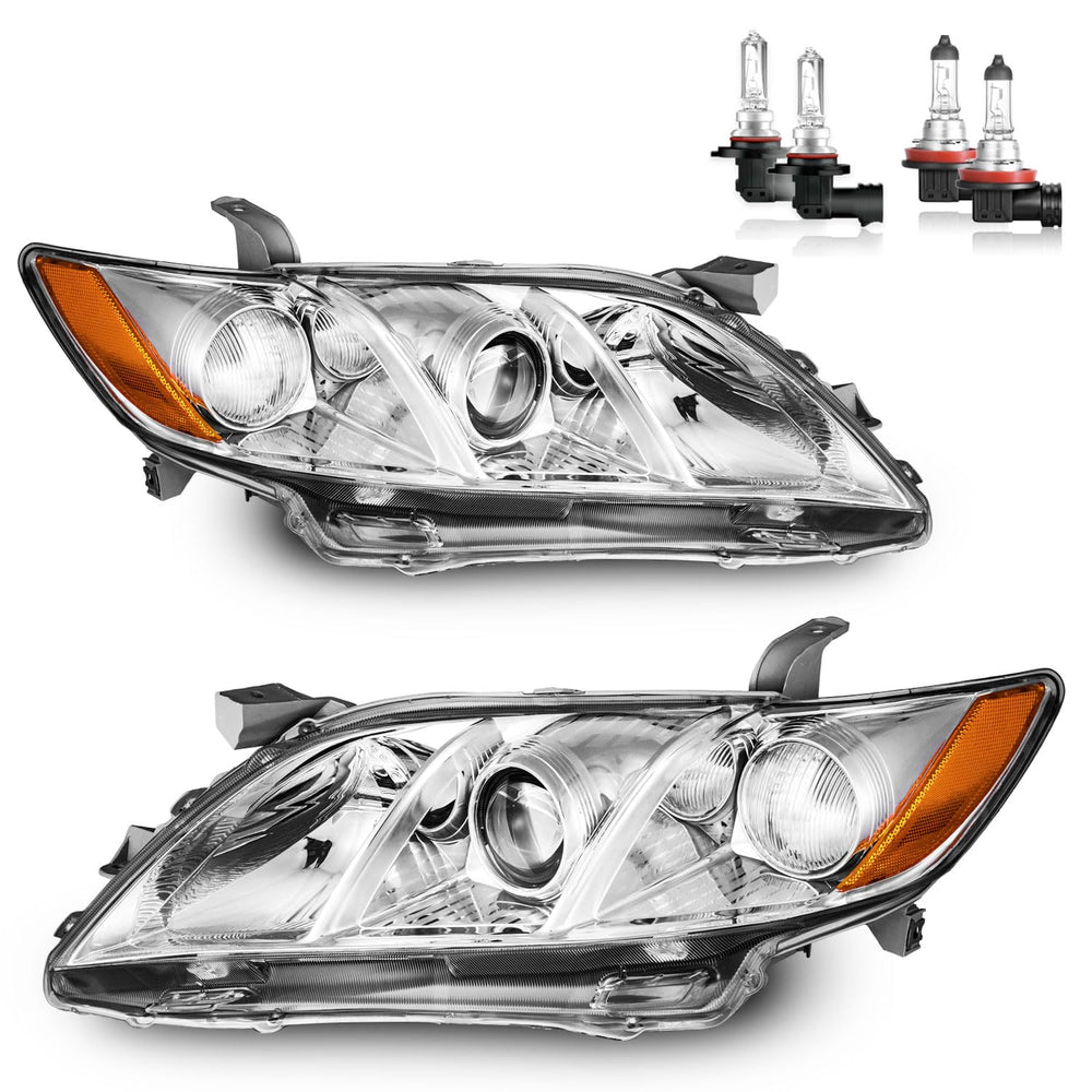 ROADEAL Camry headlight driver side front view with OEM fitment for reliable visibility